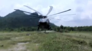 A UH-60 Black hawk helicopter