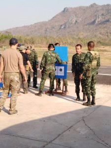 ติดเป้าก่อนยิงปืนด้วยกระสุนจริง